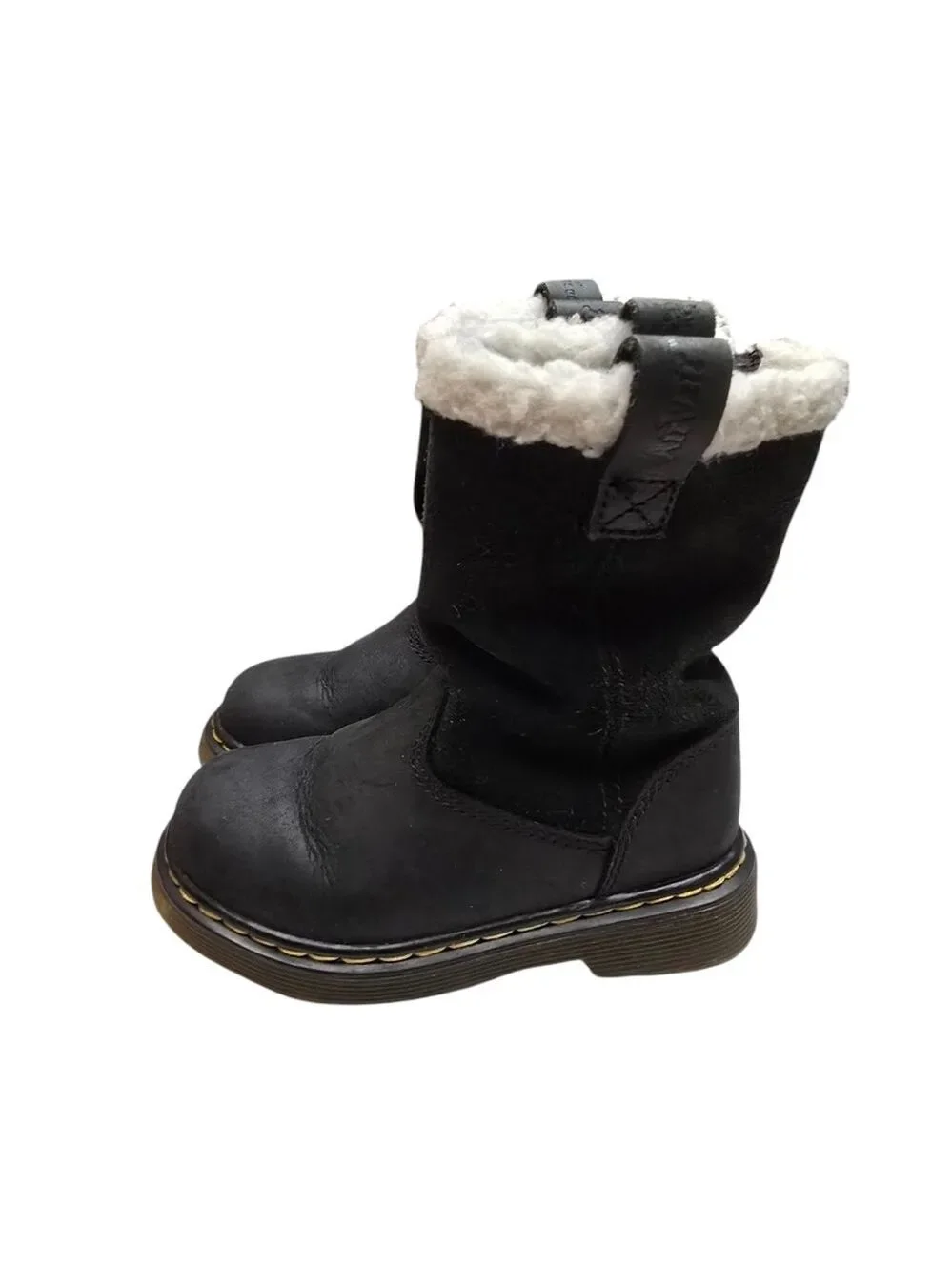 Dr. Martens Juney T Black Boots 8